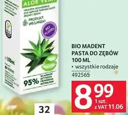 Selgros Pasta do zębów Bio Madent oferta