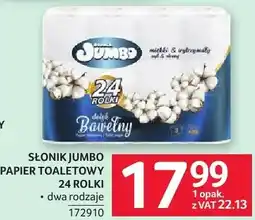 Selgros Papier toaletowy Słonik Jumbo 24 rolki oferta
