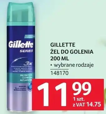 Selgros Żel do golenia Gillette oferta
