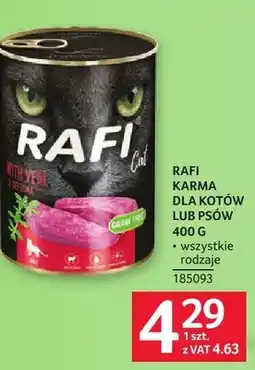 Selgros Karma Rafi dla kotów lub psów oferta