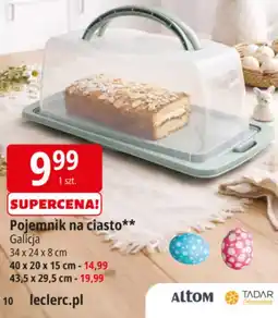 E.Leclerc Pojemnik na ciasto Galicja oferta