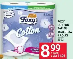 Selgros Papier toaletowy Foxy Cotton 4 rolki oferta