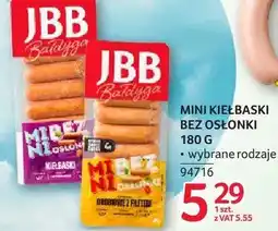Selgros Mini kiełbaski bez osłonki JBB Bałdyga 180g wybrane rodzaje oferta