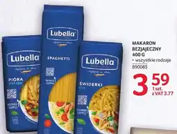 Selgros Makaron bezjajeczny Lubella 400g - wszystkie rodzaje oferta