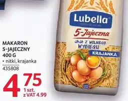 Selgros Makaron 5-jajeczny Lubella 400g - nitki, krajanka oferta