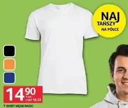 Selgros T-shirt męski BASIC rozmiary S-3XL oferta
