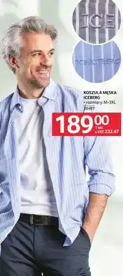 Selgros Koszula męska Iceberg rozmiary M-3XL oferta