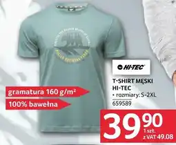 Selgros T-shirt męski HI-TEC rozmiary S-2XL oferta