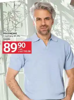 Selgros Polo męskie rozmiary M-3XL oferta