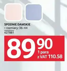 Selgros Spodnie damskie rozmiary 36-44 oferta