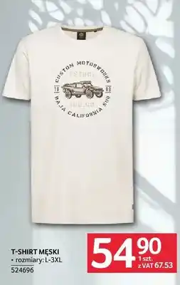 Selgros T-shirt męski rozmiary L-3XL oferta