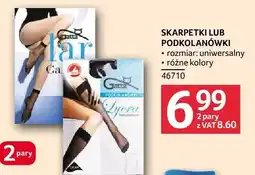 Selgros Skarpetki lub podkolanówki różne kolory oferta