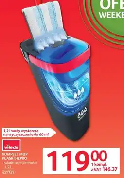 Selgros Komplet MOP płaski H2PRO Vileda oferta