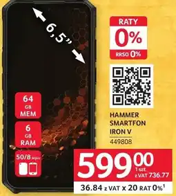 Selgros SMARTFON HAMMER IRON V 449081 oferta
