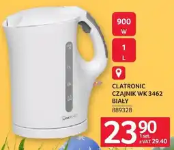 Selgros Czajnik Clatronic WK 3462 biały oferta