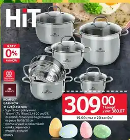 Selgros Komplet garnków 11 części Sendo Gerlach oferta