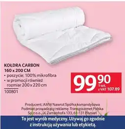 Selgros Kołdra carbon 160 x 200 cm oferta