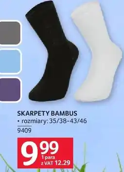 Selgros Skarpety Bambus, rozmiary 35/38-43/46 oferta