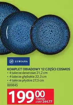 Selgros Komplet obiadowy 12 części Cosmos Lubiana oferta