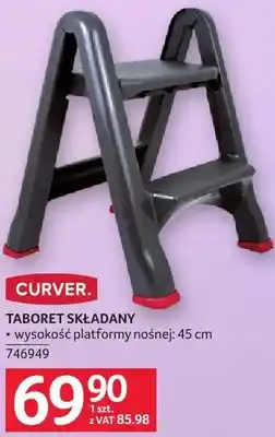 Selgros Taboret składany Curver oferta