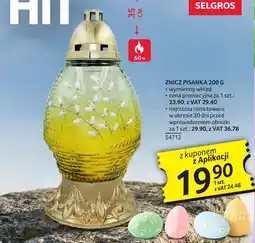 Selgros Znicz pisanka oferta