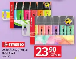 Selgros Zakreślacz Stabilo Boss 6 szt oferta