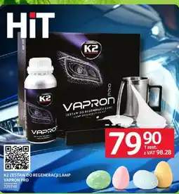 Selgros Zestaw do regeneracji lamp K2 Vapron Pro oferta