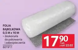 Selgros Folia bąbelkowa 0,5 M x 10 M oferta