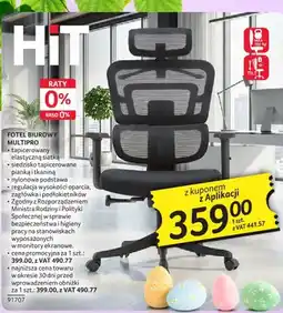 Selgros Fotel biurowy MULTIPRO oferta