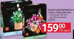 Selgros Klocki Lego Botanicals 10342, 11504 lub 11501 oferta