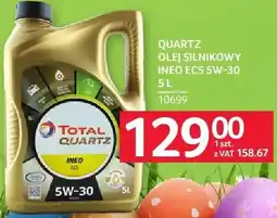 Selgros Olej silnikowy Quartz INEO ECS 5W-30 oferta