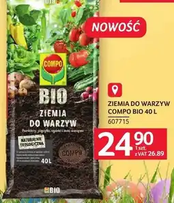 Selgros Ziemia do warzyw Compo Bio oferta