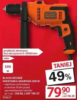 Selgros Wiertarka udarowa Black+Decker 500 W oferta