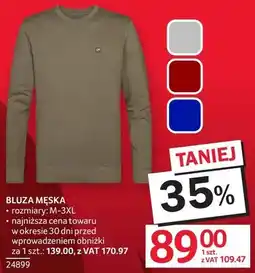 Selgros Bluza męska rozmiary M-3XL oferta