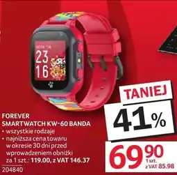 Selgros Smartwatch FOREVER SMARTWATCH KW-60 BANDA oferta