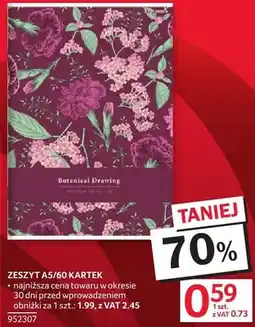 Selgros Zeszyt A5/60 KARTEK oferta