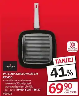Selgros Patelnia grillowa Reviso 28cm oferta