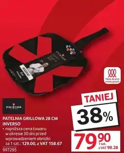 Selgros Patelnia grillowa 28 CM ZWILLING INVERSO oferta
