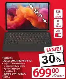 Selgros Tablet TECHBITE SMARTBOARD III 12 oferta