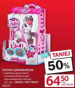 Selgros Zabawka Zestaw z Jednorożcem Pets Alive oferta