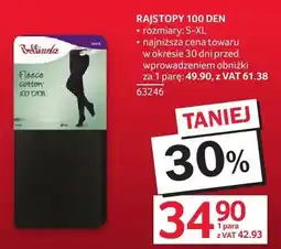 Selgros Rajstopy 100 den rozmiary XS-XL oferta
