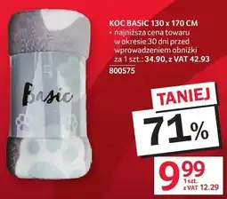 Selgros Koc Basic 130x170 cm oferta