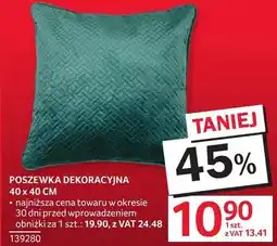 Selgros Poszewka dekoracyjna 40x40 cm oferta