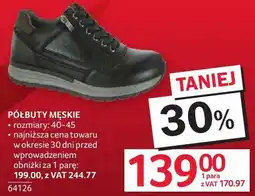 Selgros Półbuty męskie rozmiary 40-46 oferta
