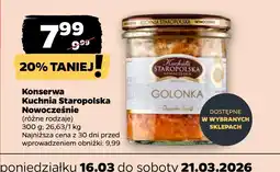Netto Konserwa mięsna Kuchnia Staropolska oferta