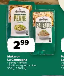 Netto Spaghetti La Campagna oferta