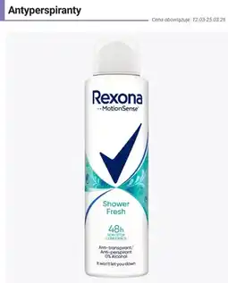 Rossmann Antyperspirant w sprayu Shower Fresh dla kobiet, 48h oferta