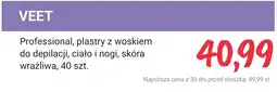Rossmann Plastry z woskiem do depilacji Professional, ciało i nogi, skóra wrażliwa oferta