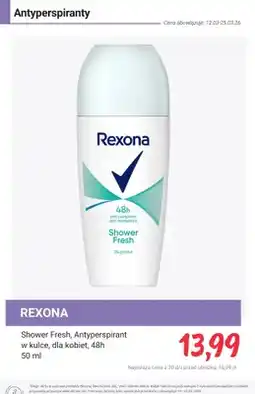 Rossmann Antyperspirant Shower Fresh w kulce, dla kobiet, 48h oferta