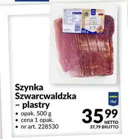Makro Szynka Szwarcwaldzka plastry makro Chef oferta